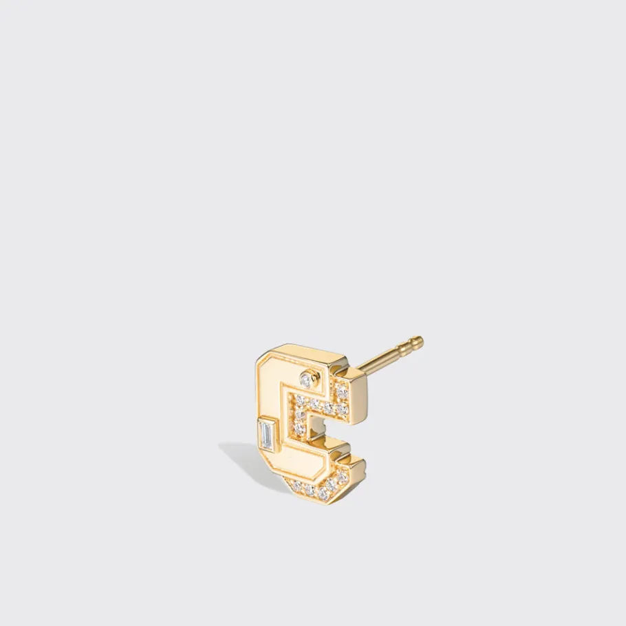 yellow_gold_diamond_mini__3.webp YELLOW GOLD DIAMOND MINI LETTER MONO STUD>Boochier Sale