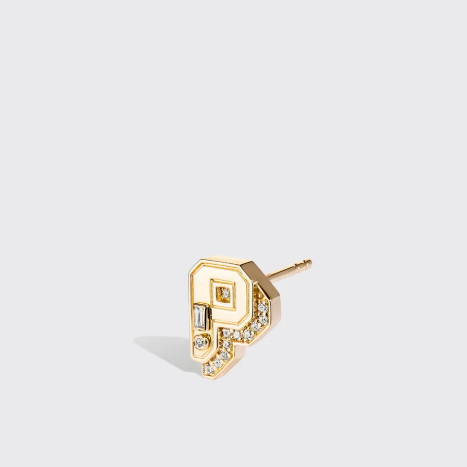 yellow_gold_diamond_mini__9.webp YELLOW GOLD DIAMOND MINI LETTER MONO STUD>Boochier Sale