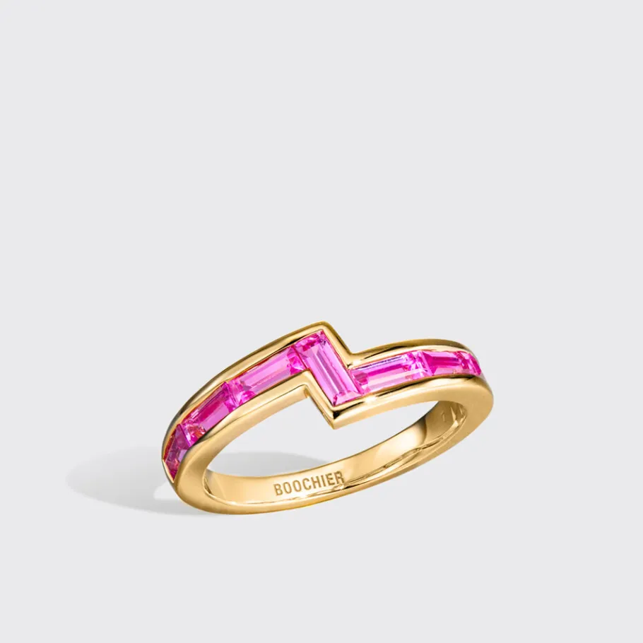 yellow_gold_pink_sapphire_0-1.webp YELLOW GOLD PINK SAPPHIRE ARCADE STACKABLE RING>Boochier Online