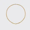 YELLOW GOLD SLINKEE CLIP NECKLACE>Boochier Hot