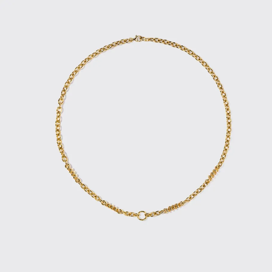 yellow_gold_slinkee_clip__0.webp YELLOW GOLD SLINKEE CLIP NECKLACE>Boochier Hot
